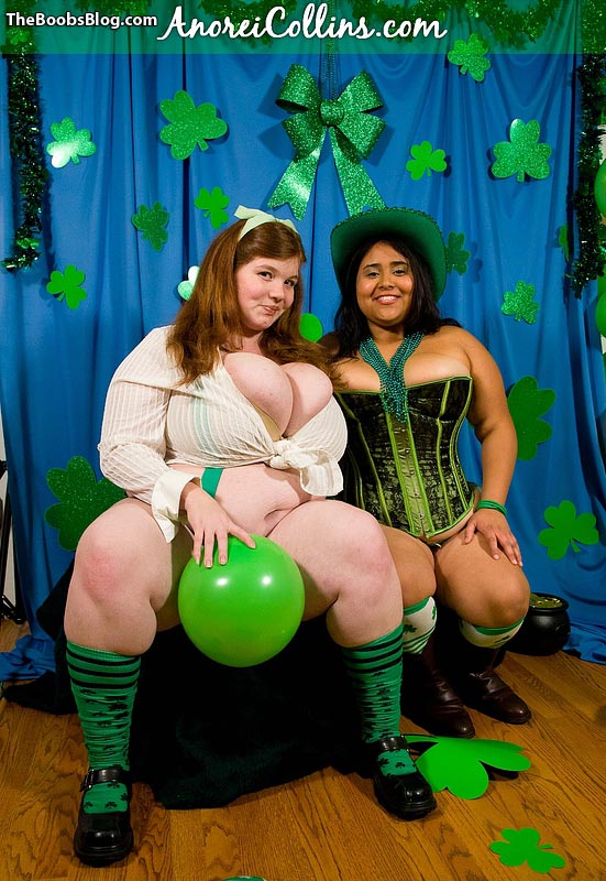 Anorei Collins Lesbian Porn - Anorei Collins and Ano Talia St Patricks Day â€“ The Boobs Blog