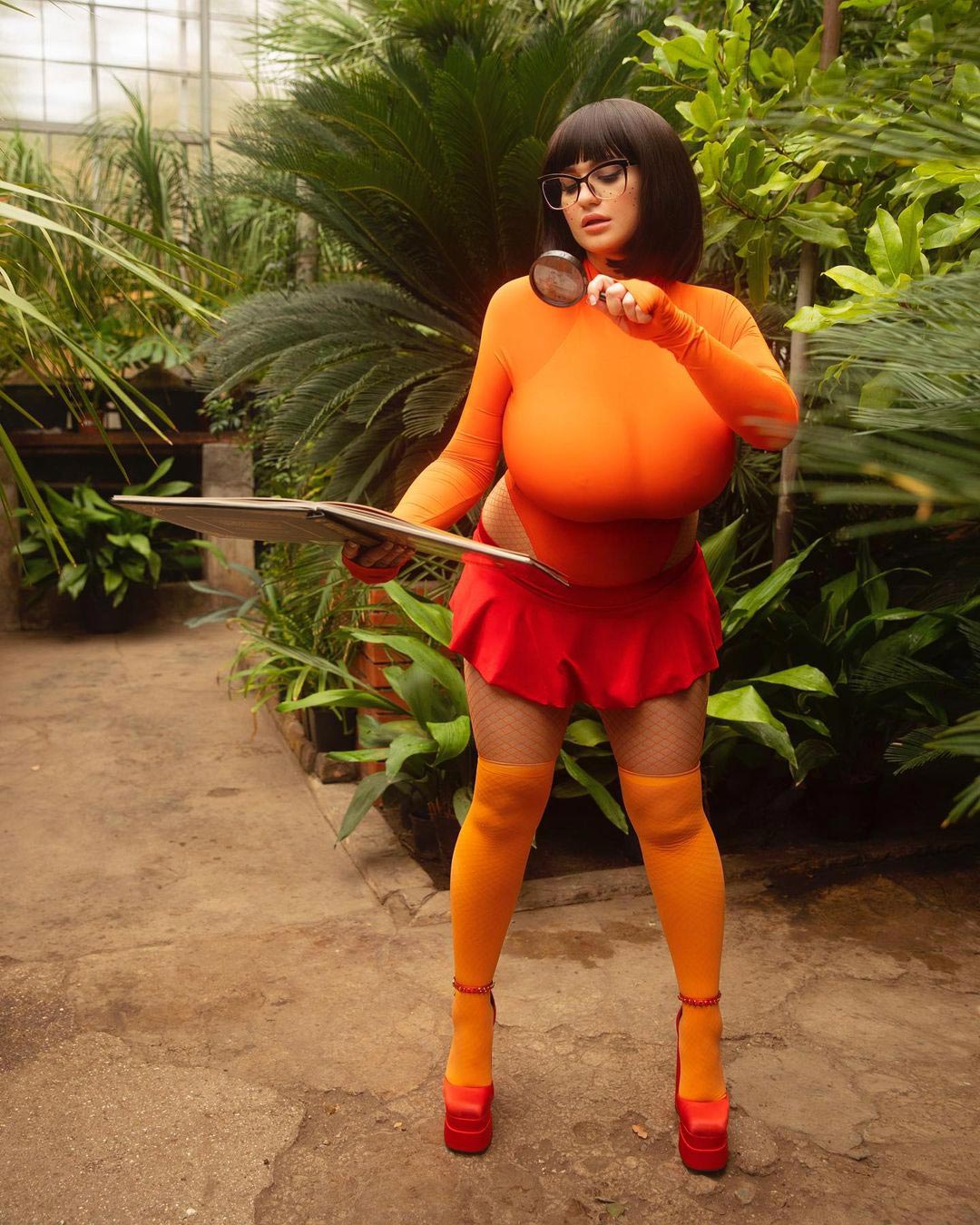 Demmy Blaze as Velma from Scooby-Doo â€“ The Boobs Blog